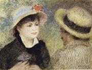 Boating Couple (Aline Charigot and Renoir) renoir